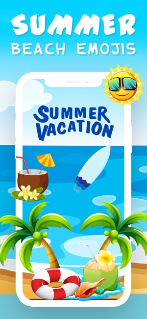 Summer Beach Emojis(圖1)-速報App