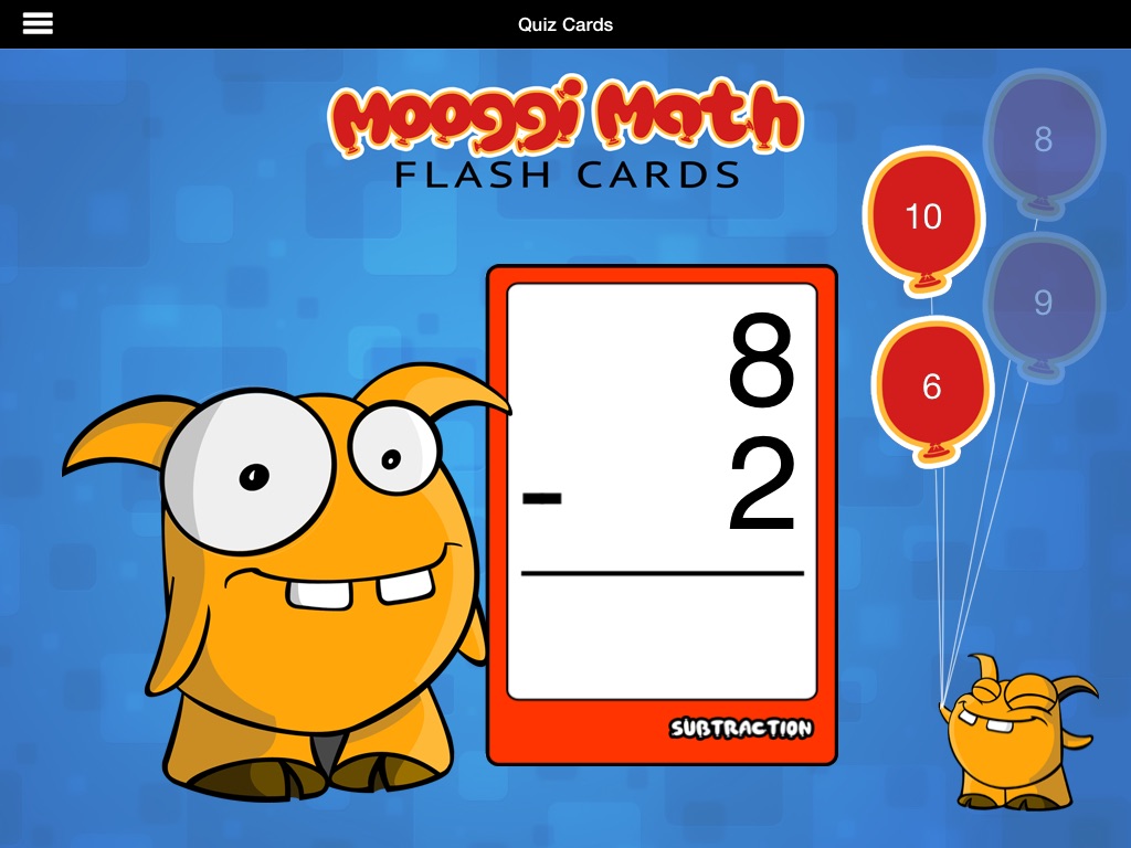 Mooggi Math Flash Cards HD screenshot 2