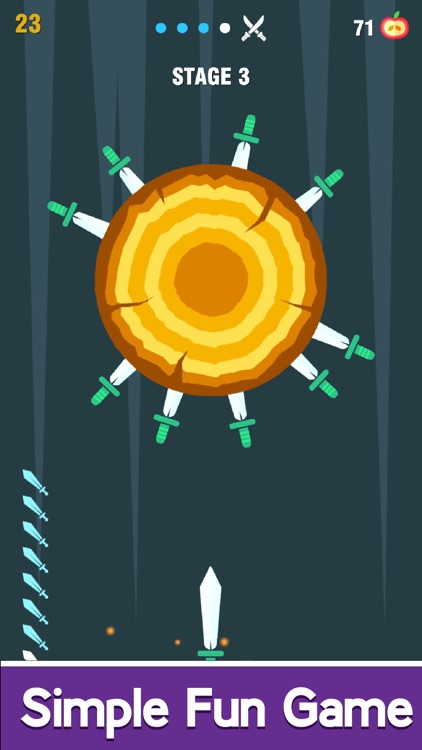 Knife Apple Hit-Shoot Apples