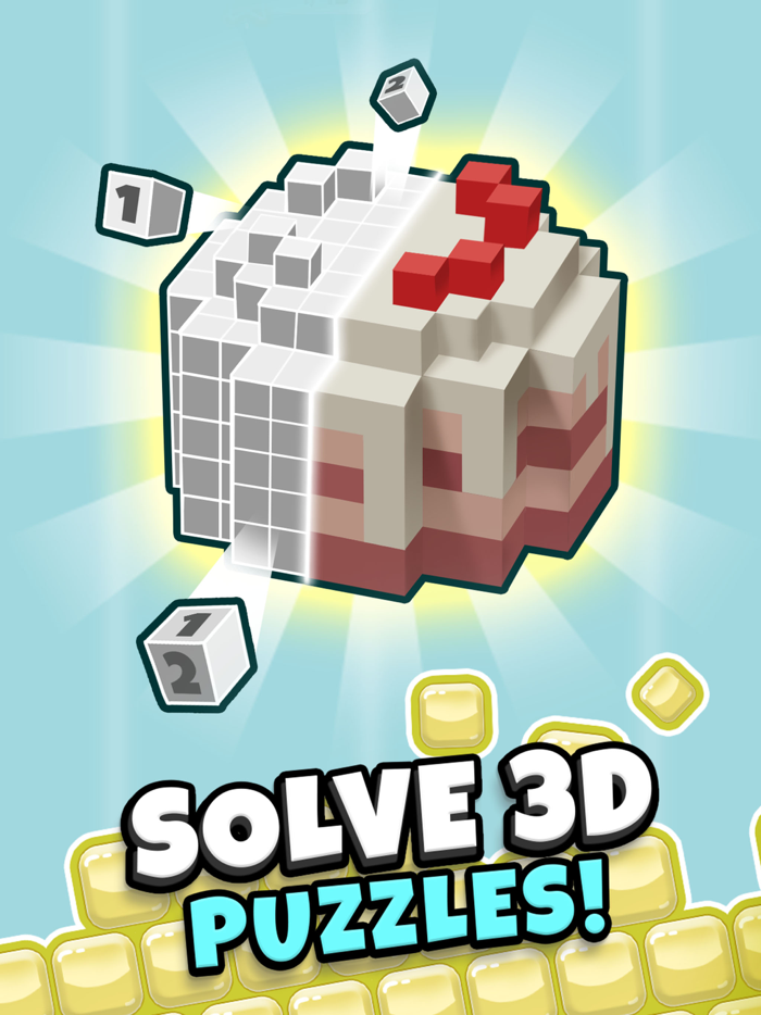 Logic Cube Nonogram 3D Puzzle