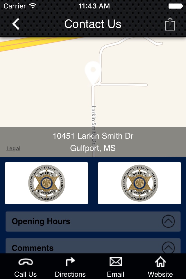 Harrison County Sheriff's Dept screenshot 2