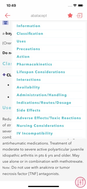 Saunders Nursing Drug Handbook(圖3)-速報App