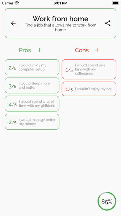 Pros-Cons - Decision Maker screenshot 3