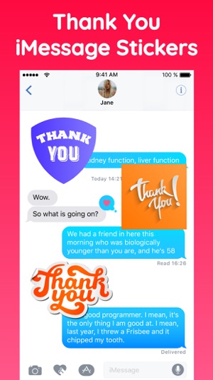 Thank You Typography Stickers(圖2)-速報App