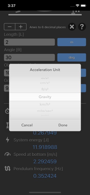 Simple Pendulum Calculator(圖8)-速報App