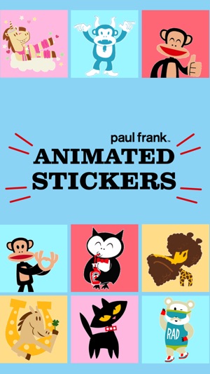 Paul Frank Animated Stickers