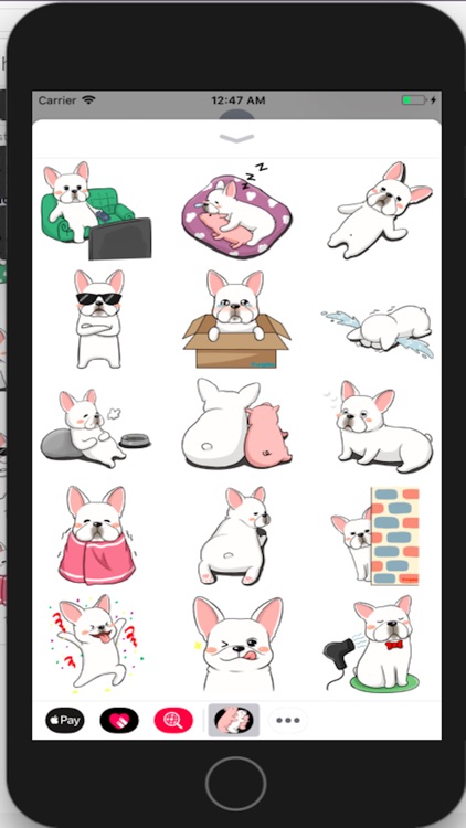 French Bulldog Stickers Ungdee