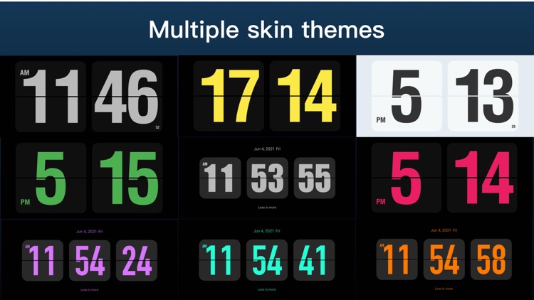 Flip Clock Pro - time widgets screenshot-3