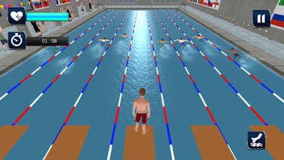 Real Water Swimming Pool Race screenshot 4