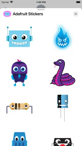 Game screenshot Adafruit Stickers apk