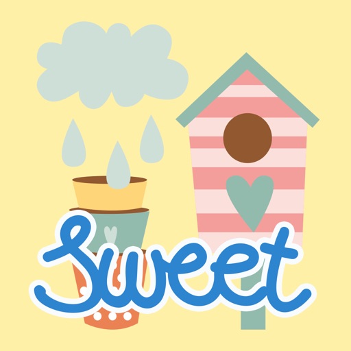 Gardening Sweet Home Stickers icon