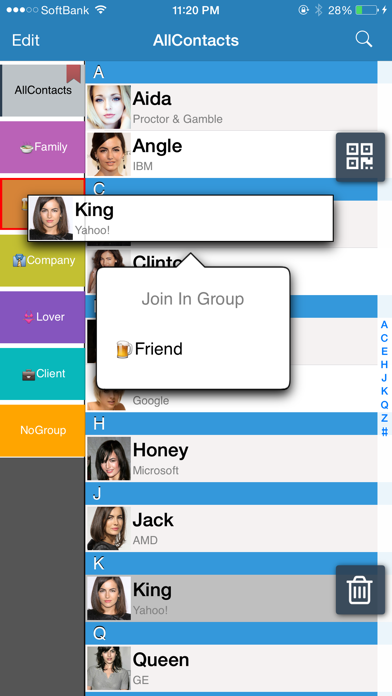 GContact Screenshot 1