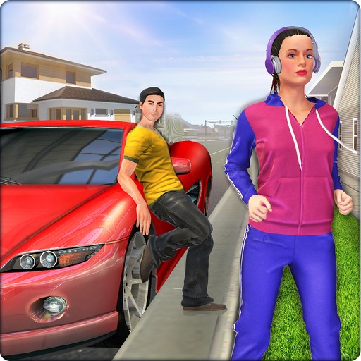 Virtual Neighbor Girl Sim Icon