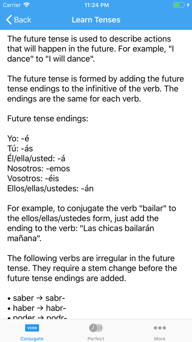 How to cancel & delete Conjugate Spanish Verbs from iphone & ipad 3