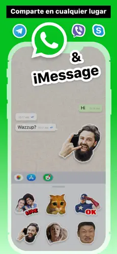 Captura 3 Crear stickers para top meme iphone
