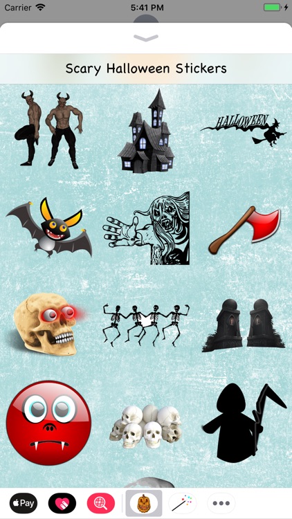 Scary Halloween Stickers