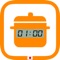 It is an application that only four kitchen timers are arranged