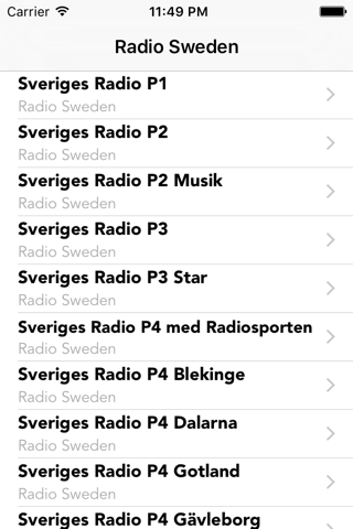 Radio Sweden Streaming Station screenshot 4