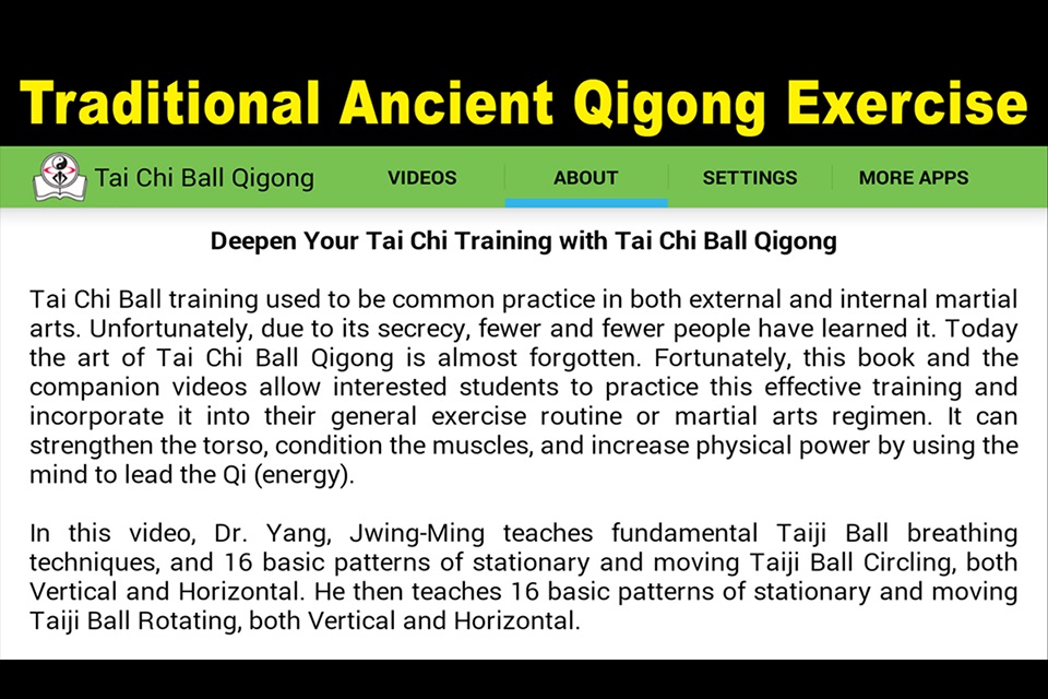 Tai Chi Ball Qigong screenshot 4