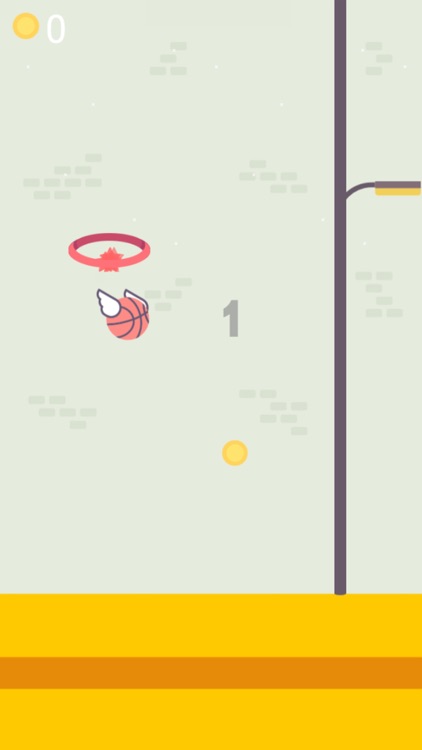 Flappy basket For Dunk Ball