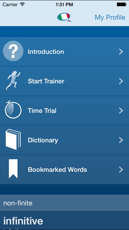 Italian Verbs Trainer screenshot-4