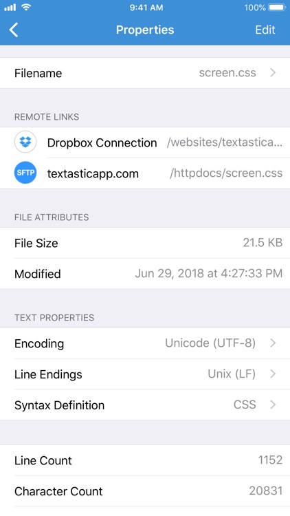 Textastic Code Editor 7 screenshot-5