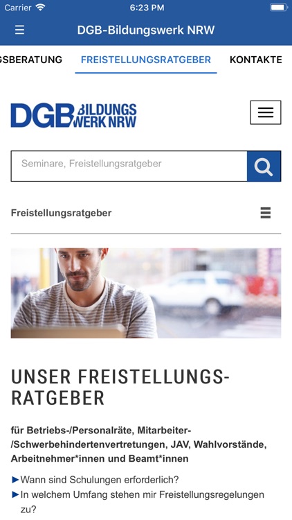 DGB Bildungswerk NRW Seminare screenshot-4
