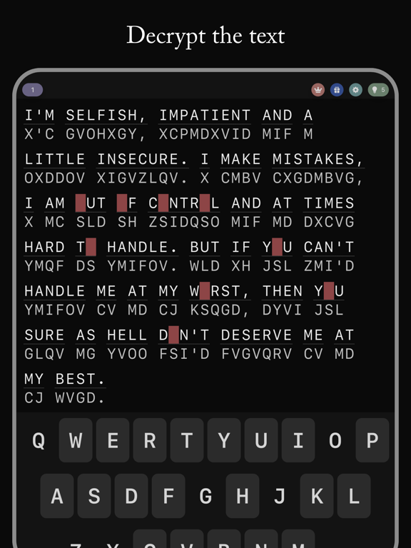 Cryptogram - Quote Puzzle screenshot 4