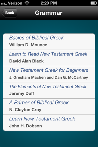 Basics of Biblical Greek screenshot 2