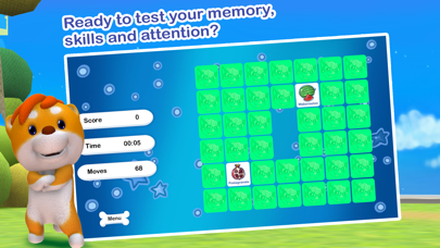 Dibidogs English Memory Game screenshot 2