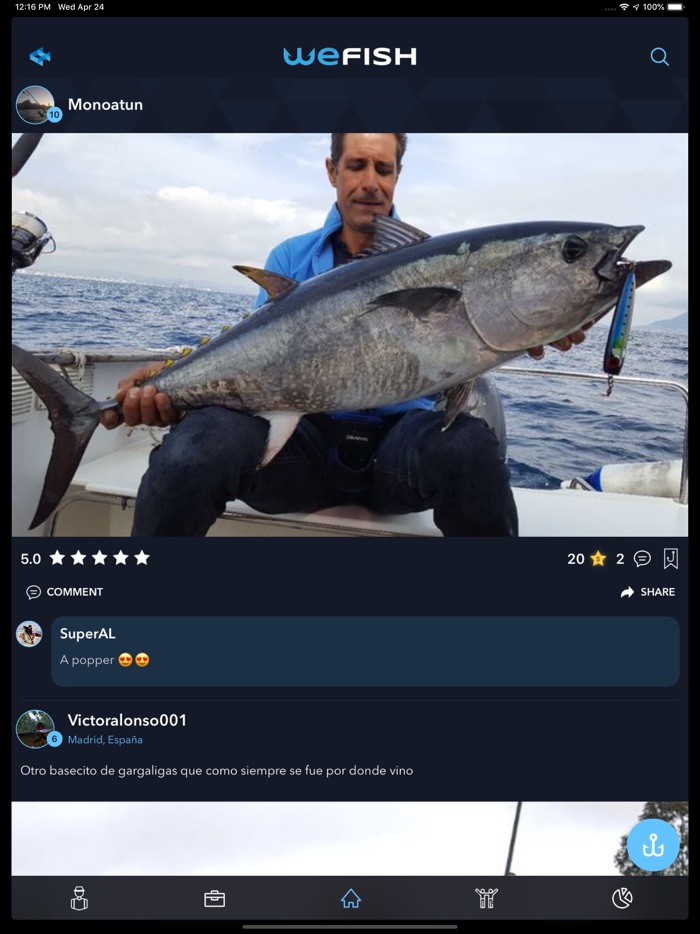 WeFish  Fishing Activity