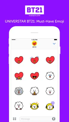 Screenshot 1 BT21: Must-Have Emoji iphone