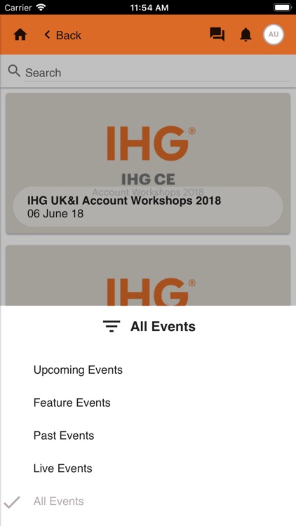 IHG Events Portal