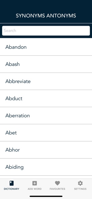 Synonyms Antonyms Dictionary