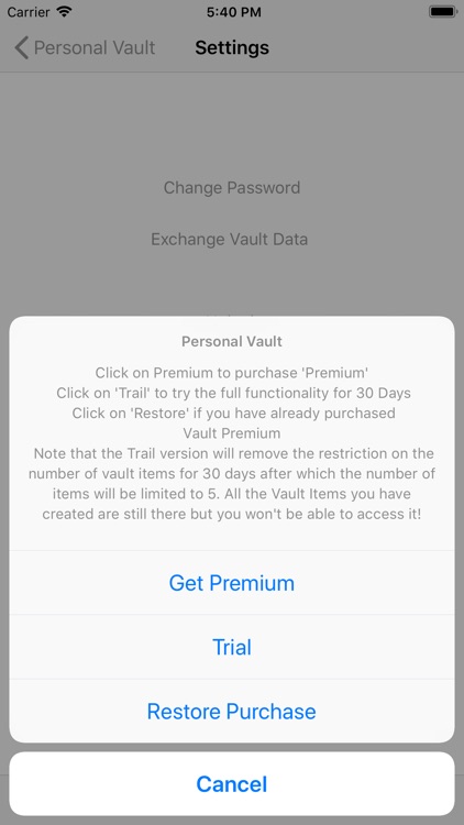 Personal Vault screenshot-4