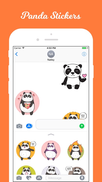 Fun Panda Stickers screenshot-3