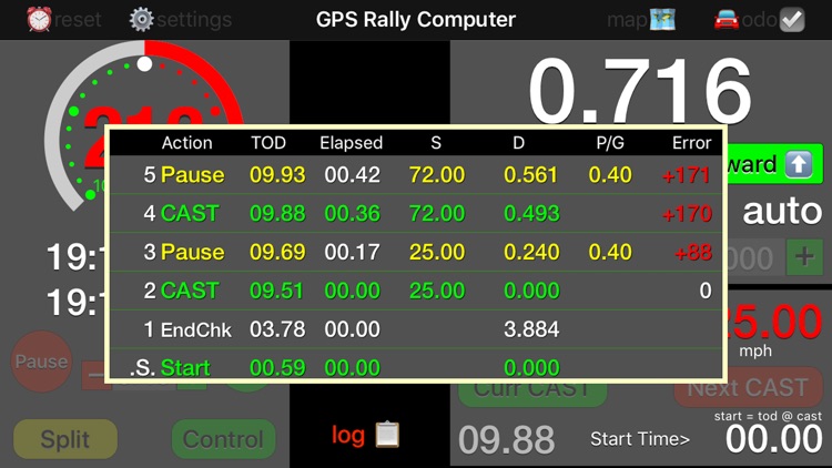 GPS Rally Computer screenshot-3