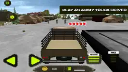 Game screenshot Army Cargo Truck Mission 3D mod apk