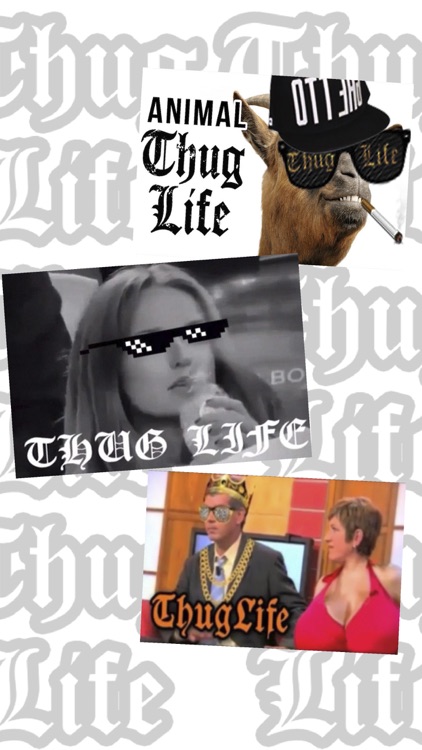 Thug Life photo sticker screenshot-5