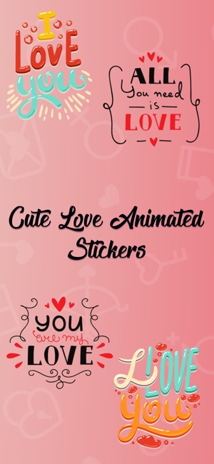 Animated Love Stickers!