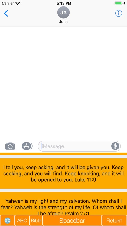 Bible Verse Keyboard