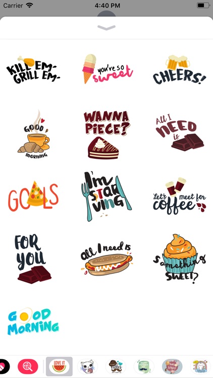 Love to Eat Labels & Stickers