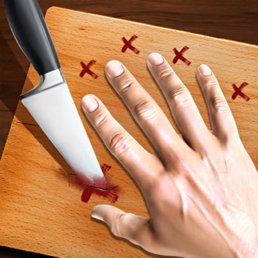 Knife Finger Hand Game Icon