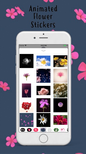 Animated Flower Pack Stickers