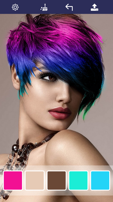 Hair Colour - Photo Booth screenshot 4
