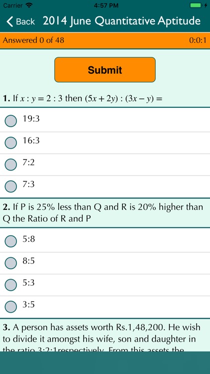 CA CPT Previous Papers screenshot-3