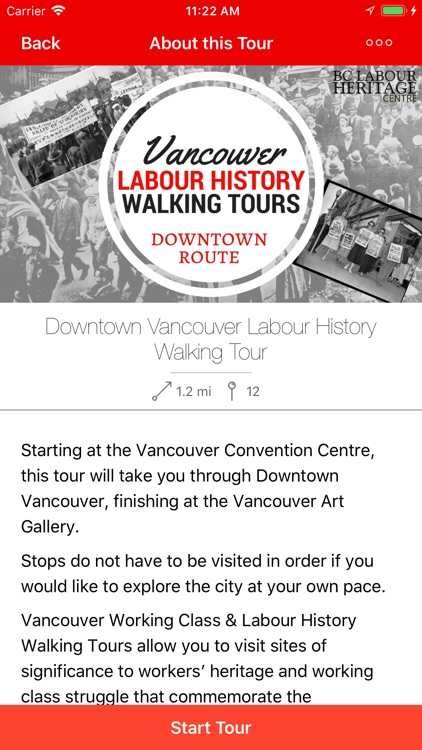 BC Labour History Walking Tour