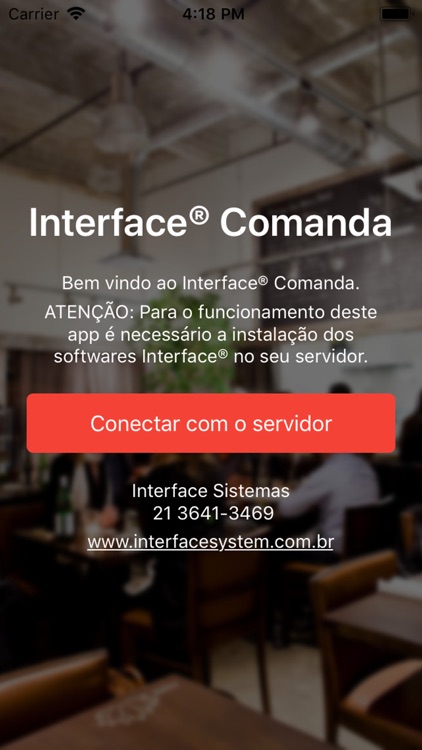 Interface Comanda