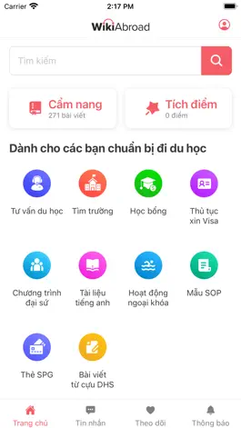 Game screenshot WikiAbroad - Du Học & Học Bổng apk