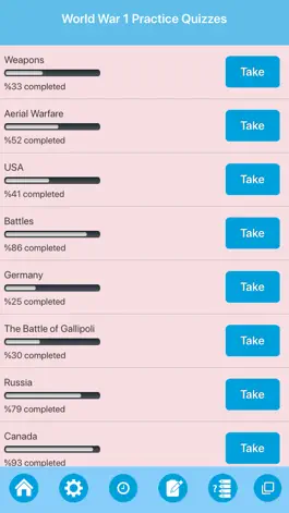 Game screenshot World War I History Quiz apk